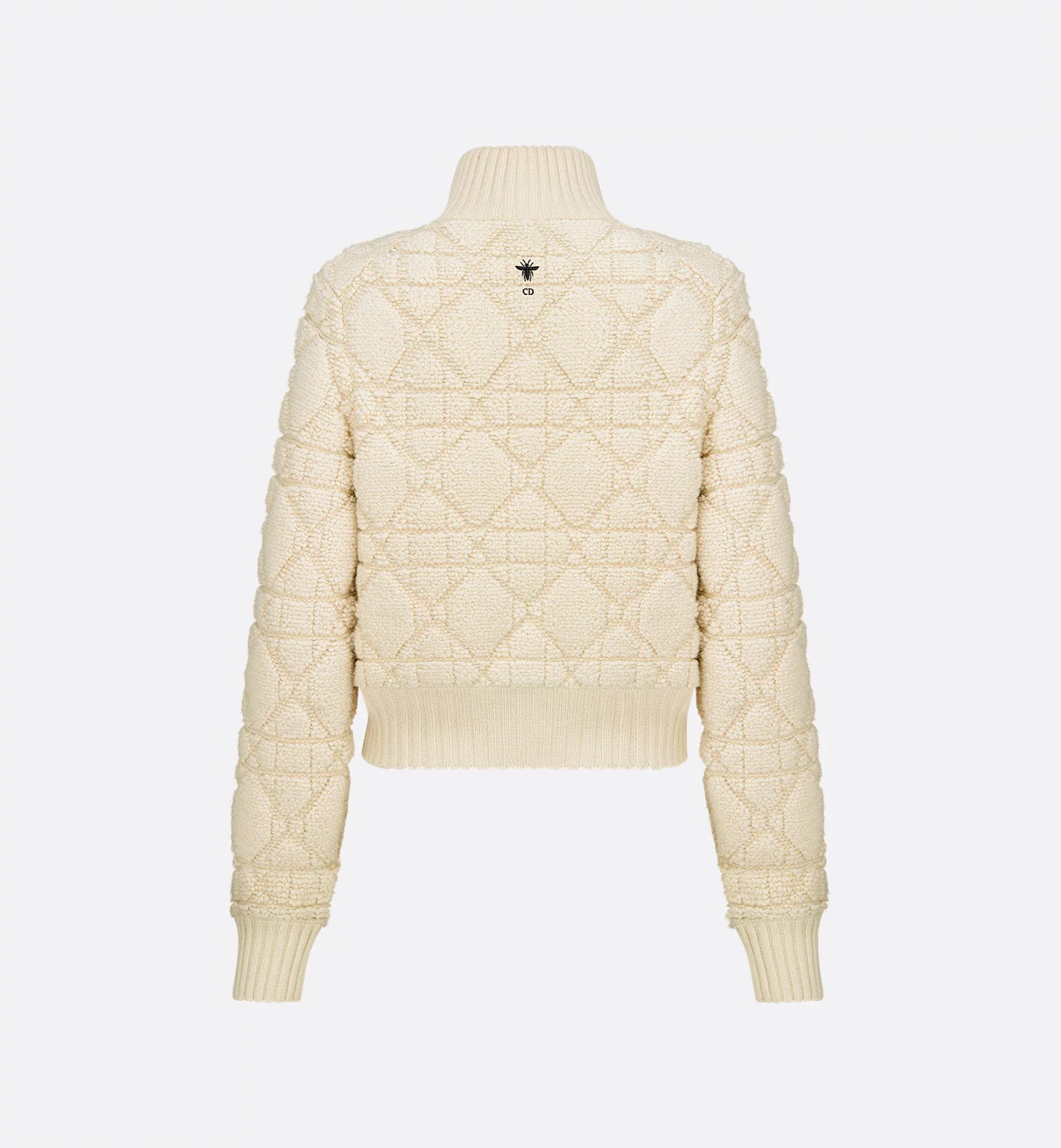 Macrocannage Zipped Cardigan CD322 Macrocannage Zipped Cardigan CD322