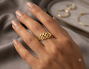 Infinity Yellow Gold Ring DN2067