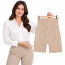 Women’s Beige High-Waist Padded Shapewear Shorts with 4 Removable Pads 470546 - L