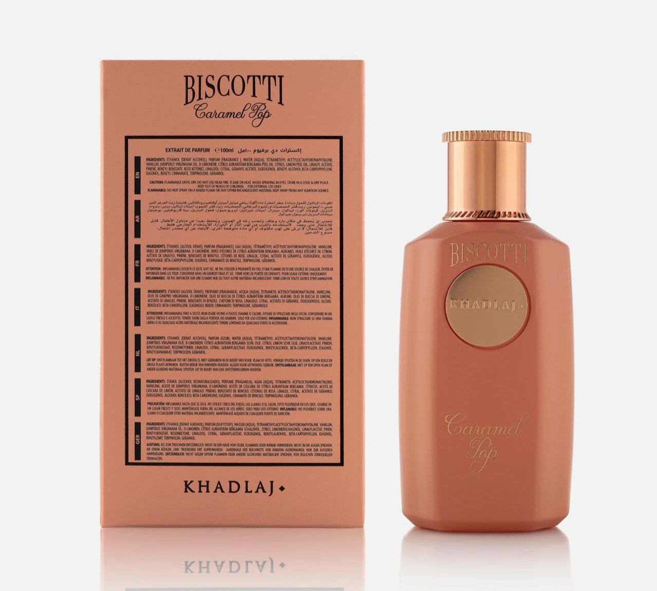 Khadlaj Biscotti Caramel Pop Extrait De Parfum 100 - ml Khadlaj Biscotti Caramel Pop Extrait De Parfum 100 - ml