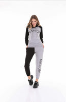 Winter Turkish Women's Sweet Suite Terno Pajama -7468 - Tuzzut.com Qatar Online Shopping