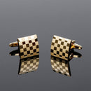 Premium gold Cufflinks brand new fashion jewelry XK19S00 - TUZZUT Qatar Online Shopping