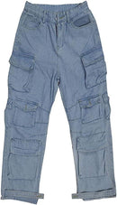 Women's Fashion Casual Denim Wide Leg Pants    S4936920 - TUZZUT Qatar Online Shopping