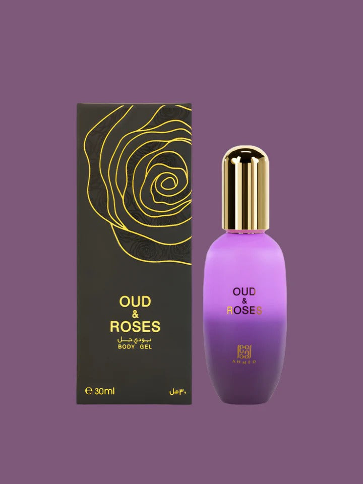 Oud & Roses Body Gel 30ml By Ahmed Al Maghribi Oud & Roses Body Gel 30ml By Ahmed Al Maghribi