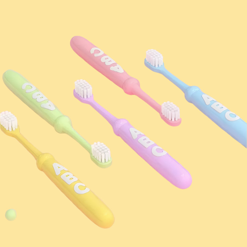 4pcs ABC Toothbrush For (6-12) Years Old Kids M2241 4pcs ABC Toothbrush For (6-12) Years Old Kids M2241