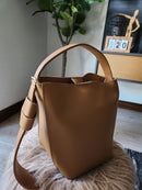 PU Leather Shoulder Bag, Commuter Crossbody Bag, Versatile Bucket Bag  S590021 - TUZZUT Qatar Online Shopping