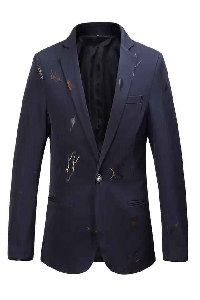 Luxury Blazer Shiny Wine Red Blue Black Contrast Color Stand-up Collar Blazer Slim Fit Suit Party Prom Wedding Dress Jacket M S3815160 Luxury Blazer Shiny Wine Red Blue Black Contrast Color Stand-up Collar Blazer Slim Fit Suit Party Prom Wedding Dress Jacket M S3815160