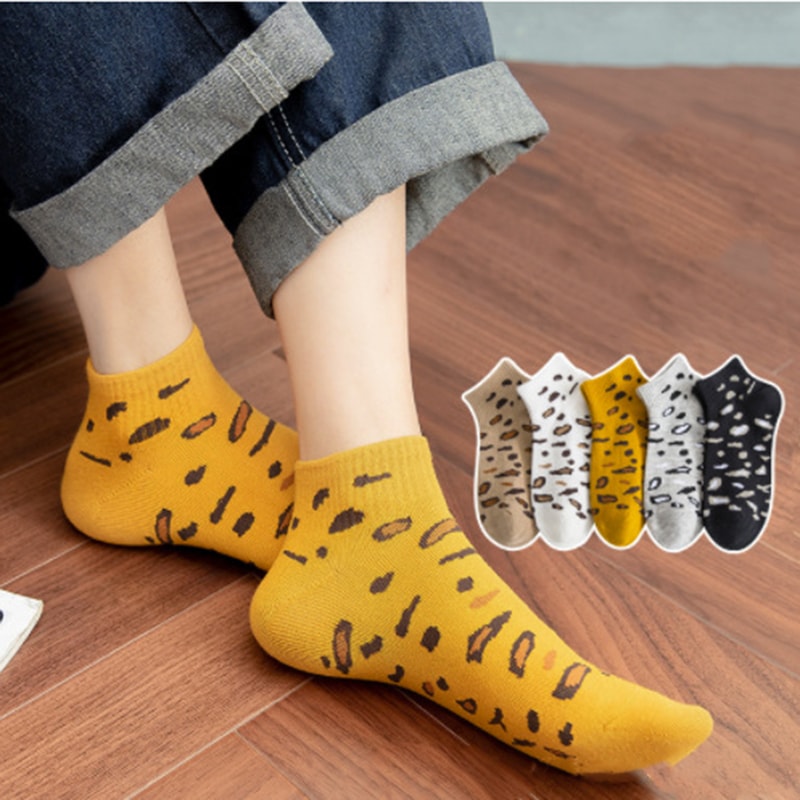 5 Pcs Women 's Sneaker Sock 489285 5 Pcs Women 's Sneaker Sock 489285