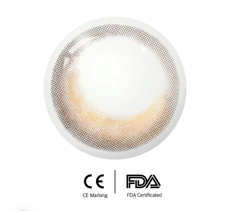 Unibling Halfmoon Gloss Contact Lenses for Eyes (1 Pair) - TUZZUT Qatar Online Shopping