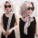 New Arrival Spring Summer Double Layer Double Sided Silk Scarf Silk Headscarf Sun Shade Bandana Fashionable Multi-function    WFD0023 - TUZZUT Qatar Online Shopping