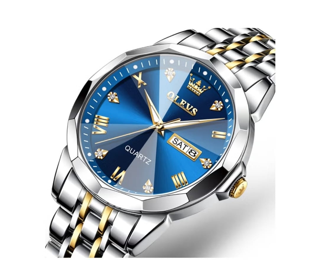 OLEVS Mens Stainless Steel Quartz Watch W304876 OLEVS Mens Stainless Steel Quartz Watch W304876