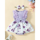 Baby Skirt Flower Strap Bow Dress 1567796 - TUZZUT Qatar Online Shopping