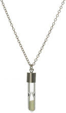 Glowing Necklace For Women And Men - Hourglass Drift Bottle Glowing In The Dark Necklaces S 4589560 - Tuzzut.com Qatar Online Shopping