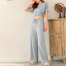 Women's Summer Cool Ice Silk Loose Pajama Homewear-SP205 - Tuzzut.com Qatar Online Shopping