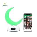 Equantu- SQ902 Colorful Moon Lamp Quran Speaker - Quran Learning |One Click SET Azan | Azan Clock| Colorful Light| Multi Mode - Tuzzut.com Qatar Online Shopping