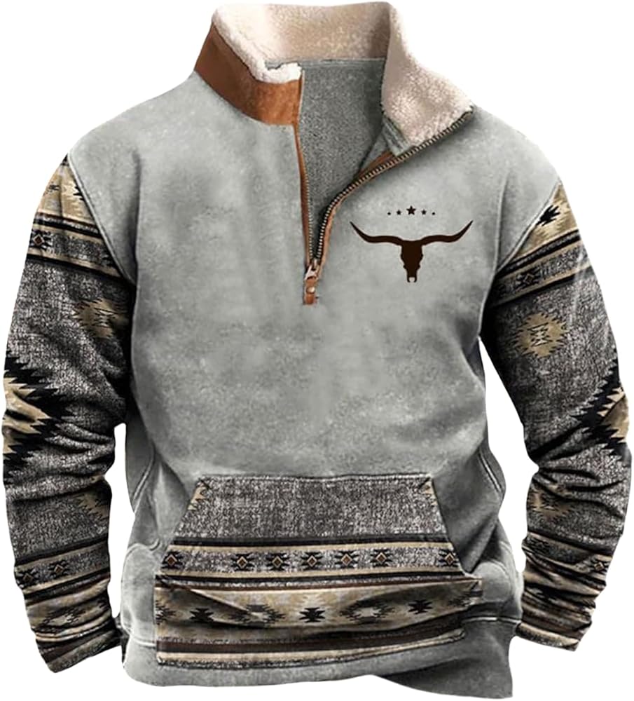 Men Sweatshirts Quarter Zip B-22840 Men Sweatshirts Quarter Zip B-22840