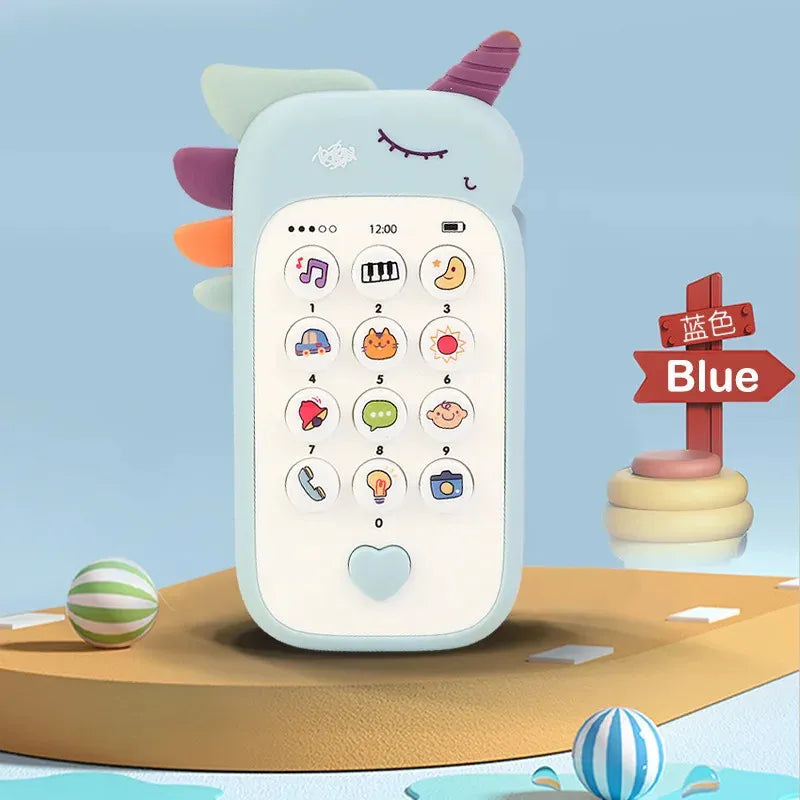 Baby Music Sound Toys Phone Toy Telephone Sleeping With Teether Simulation Kids Infant Early Educational Gifts - TUZZUT Qatar Online Shopping