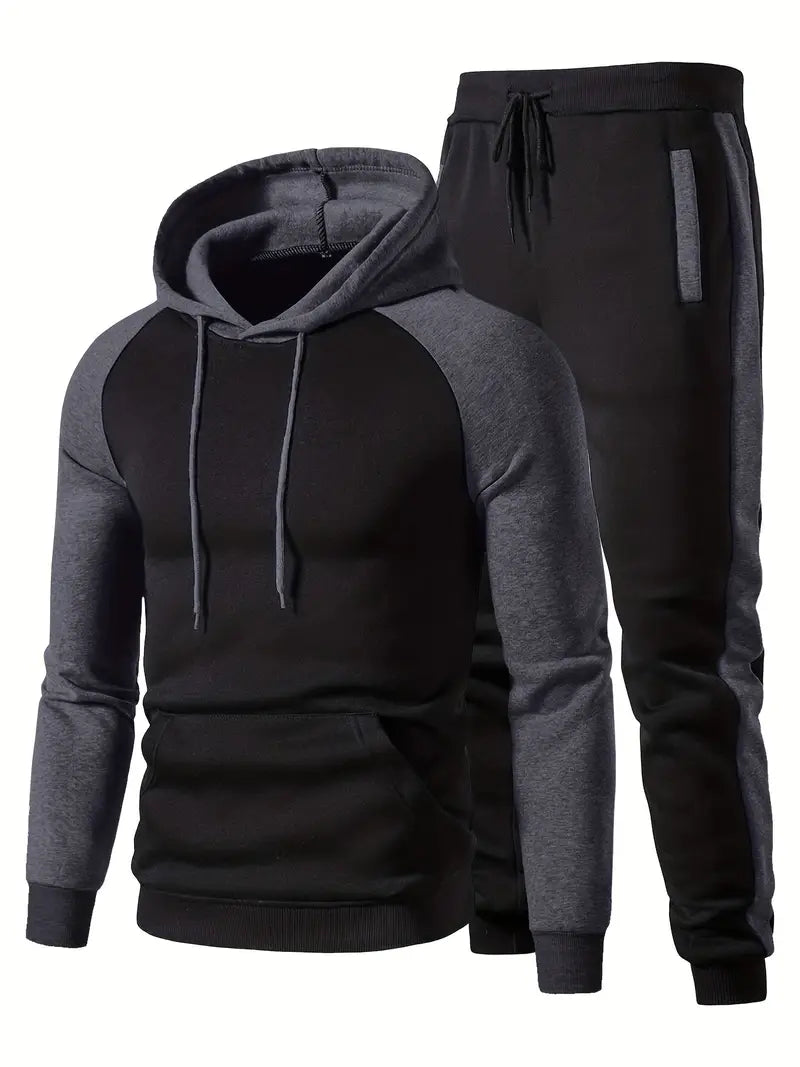 Men's Athletic Casual Sweatsuit Set TZ1206 - TUZZUT Qatar Online Shopping