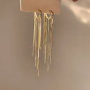 Heart-shaped Long Tassel Earrings for Women - Tuzzut.com Qatar Online Shopping