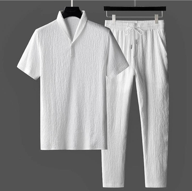 Men Classic Shirt And Pants Set 369150 - TUZZUT Qatar Online Shopping