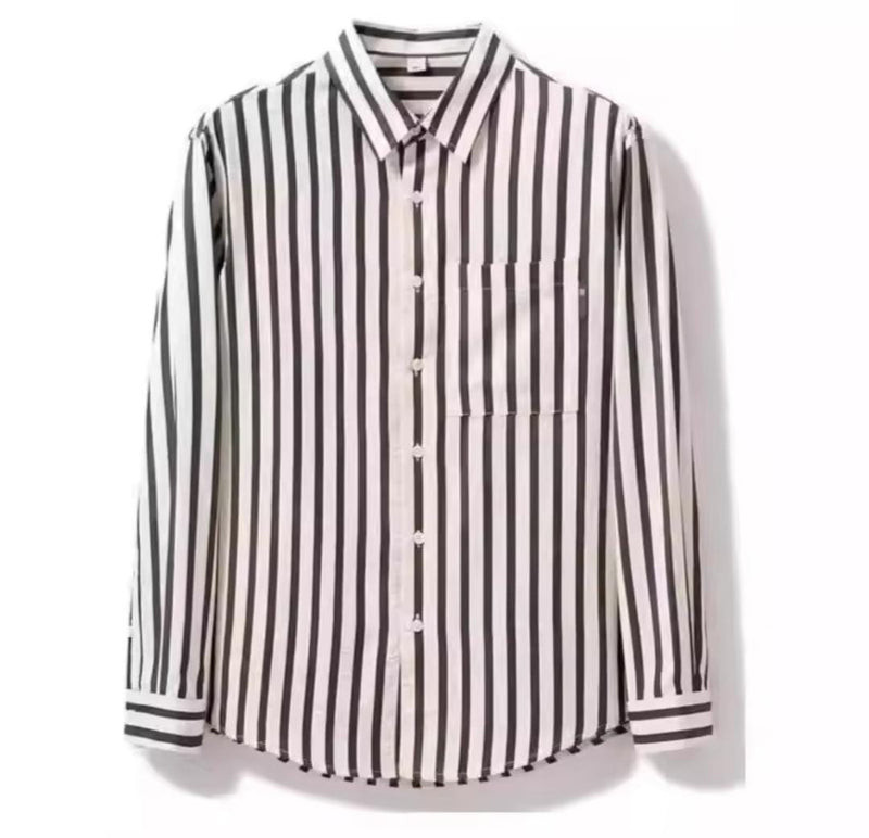 American Style Vintage Long Sleeve Casual Shirt WZ38423 - TUZZUT Qatar Online Shopping