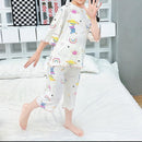 Children's Home Cartoon Seven-Half Sleeve Clothes    441875 - TUZZUT Qatar Online Shopping