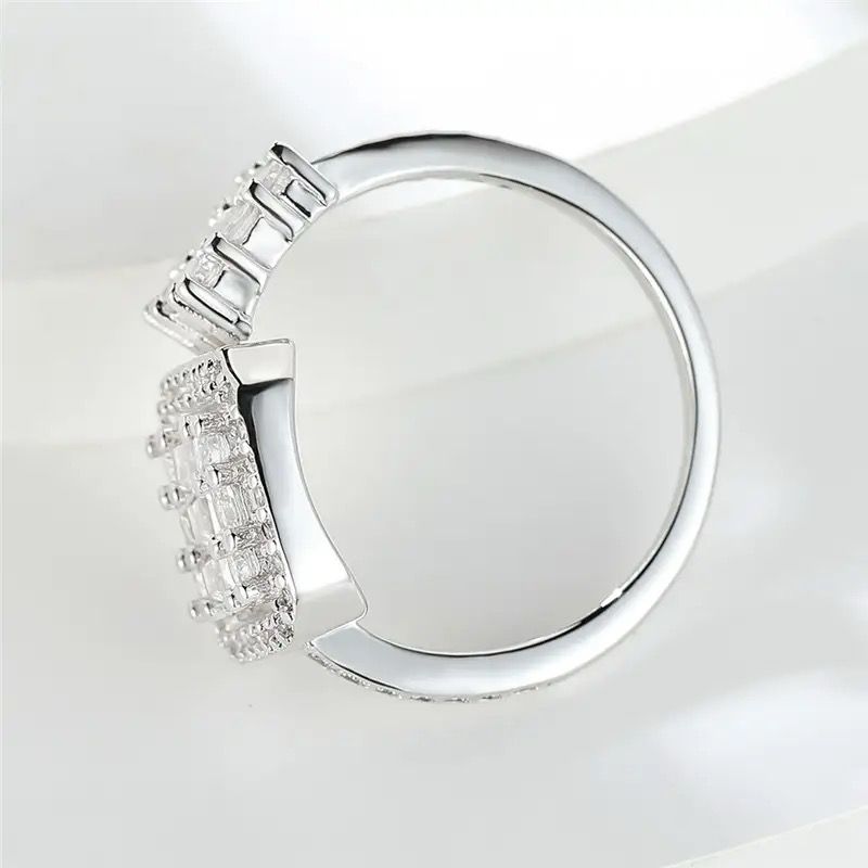 Female Small Square Adjustable Ring Classic Silver S4639721 Female Small Square Adjustable Ring Classic Silver S4639721