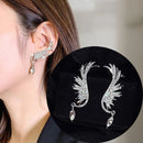 Angel Wing Rhinestone Earrings -S3497987 - Tuzzut.com Qatar Online Shopping