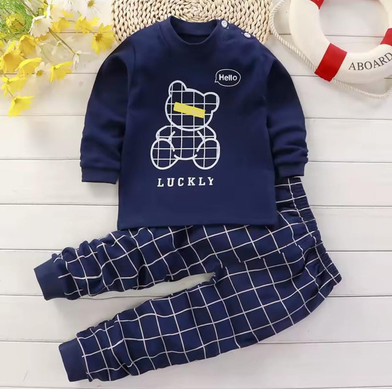 Kid's Autumn Long Sleeved Sleepwear Pyjamas Sets   1520161 - TUZZUT Qatar Online Shopping