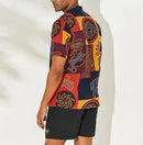 Mens Short Sleeve Hawaiian Shirt Tops Fruit Floral Printed Blouse Plus Size Summer Casual Beach Shirts for Men S3184468 - Tuzzut.com Qatar Online Shopping