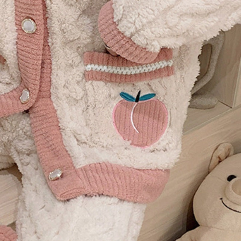 2 Pcs Women 's Long Sleeve Sleep Set 466711 - XS 2 Pcs Women 's Long Sleeve Sleep Set 466711 - XS