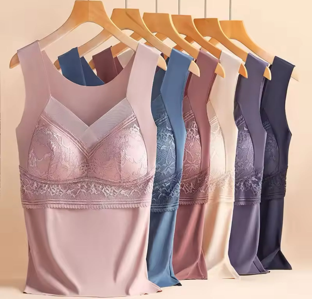 Summer Thin Ice Silk Women's Vest Integrated with Chest Pad Bra WB15 Summer Thin Ice Silk Women's Vest Integrated with Chest Pad Bra WB15