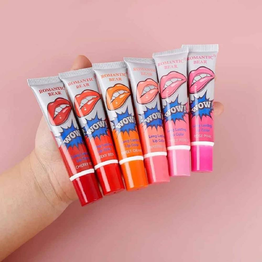 Lip Gloss Lipstick Tattoo Lipstick| Long Lasting| Waterproof (Pack of 6) 475000 Lip Gloss Lipstick Tattoo Lipstick| Long Lasting| Waterproof (Pack of 6) 475000