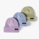 winter Acrylic letter Thicken knitted hat warm hat Skullies cap beanie hat for men and Women 479750 - TUZZUT Qatar Online Shopping
