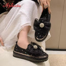 Women's Slip-On Thick Bottom Casual Shoes WCA0033BM - TUZZUT Qatar Online Shopping