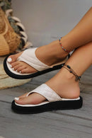 Thick-soled Flip-Flop Sandals FS26 - TUZZUT Qatar Online Shopping