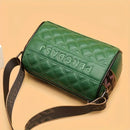 Quilted Crossbody Bag with Wide Strap B7109 - TUZZUT Qatar Online Shopping