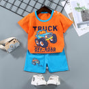 2 Pcs Boys/Girls Pajama Sets 6-9 M 397636 - TUZZUT Qatar Online Shopping