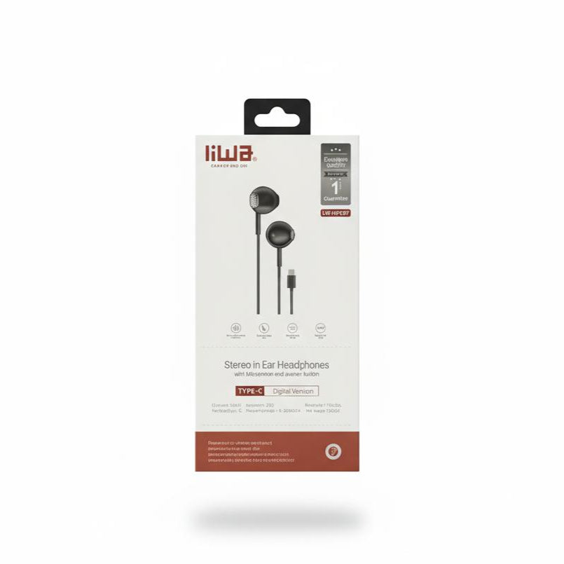 Liwa Stereo In Ear Headphone Type -C (LW-HFC07) Liwa Stereo In Ear Headphone Type -C (LW-HFC07)