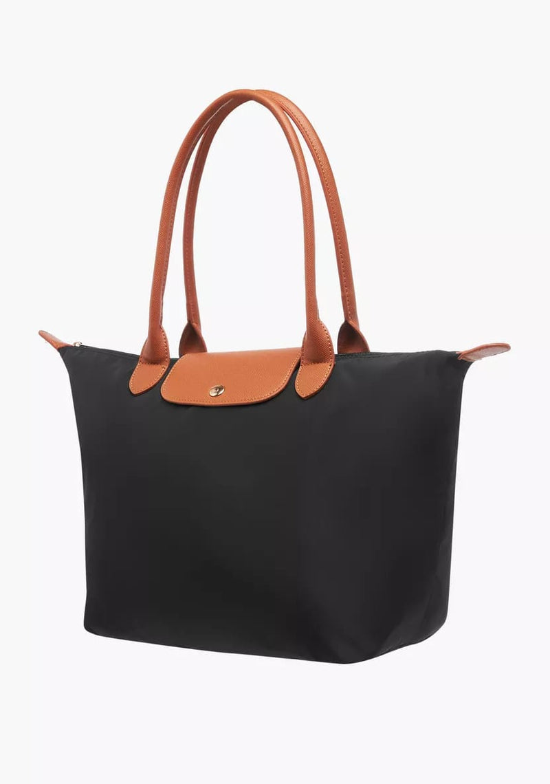 Sasha Textured Tote Bag with Zip Closure and Double Handle S47901278