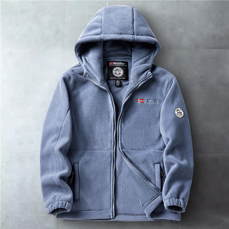 Winter Warm Fleece Jacket Hooded Pocket Design High Quality Warm Casual Norway Polar Jacket Cold-proof Outwear 136278 Winter Warm Fleece Jacket Hooded Pocket Design High Quality Warm Casual Norway Polar Jacket Cold-proof Outwear 136278