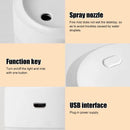 200ML Mini Humidifier USB Ultrasonic Air Humidifier LED Lamp - TUZZUT Qatar Online Shopping