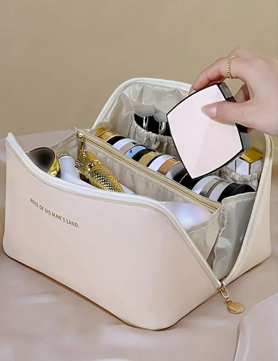 Ladies' Elegant Odorless PU Makeup Bag 1356257 Ladies' Elegant Odorless PU Makeup Bag 1356257