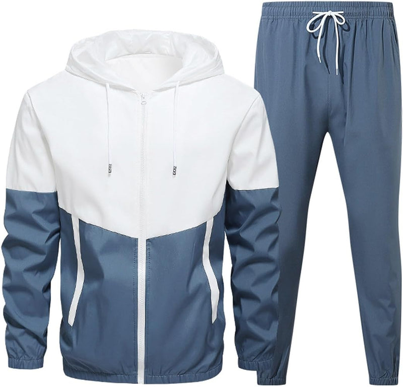 Men's Tracksuit Reflector Jogging Sweat Sports Suit S5073539 L