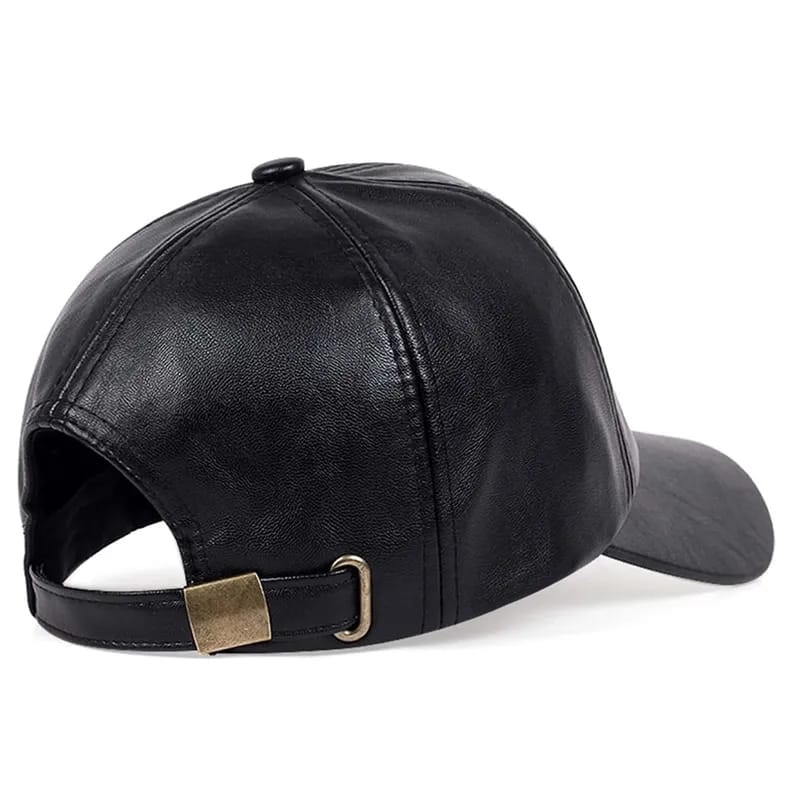 Men Vintage Adjustable Baseball Cap PU Leather snapback Hat Para Hombre Mens Trucker Caps S4217765