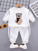 Children Fashion Cartoon T-Shirt Pants 2Pcs/Set    1683970 - TUZZUT Qatar Online Shopping