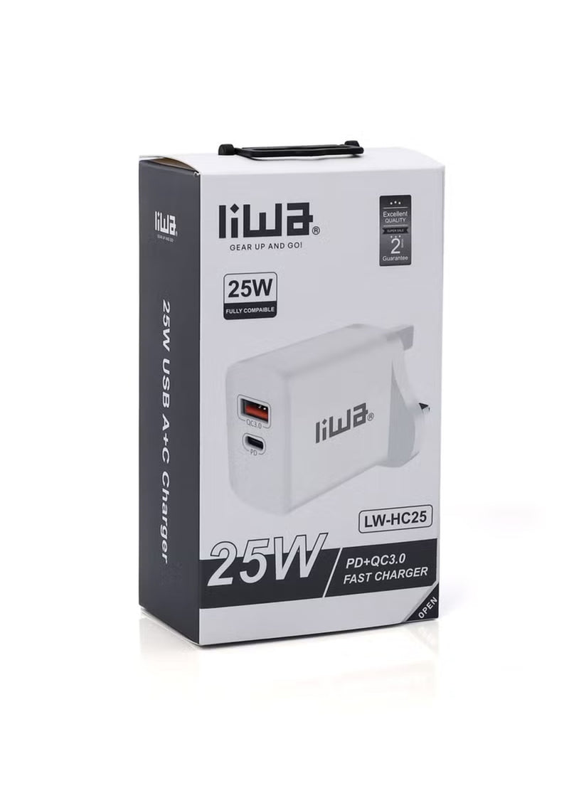 Liwa Fast Charger 25W / LW-HC25 - TUZZUT Qatar Online Shopping