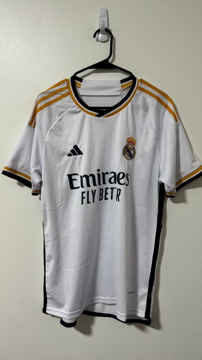 Real Madrid Emirates Fly Better Home Football Shirt Soccer Jersey S4696983 - TUZZUT Qatar Online Shopping