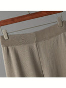 Women 3 Pcs/Set Sweater Coat Vest Pants Sweater   B-377857 - TUZZUT Qatar Online Shopping