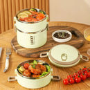 LUCKY Stainless Steel Insulated Lunch Box with Cover LB1000 - TUZZUT Qatar Online Shopping